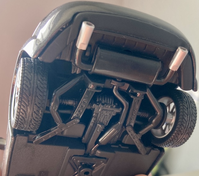 The rear differential and powerplant frame.