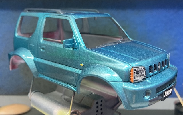 The body is clear coated and has a nice glossy sheen to it.