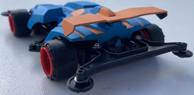 The rollers in the back are low, and upside down.