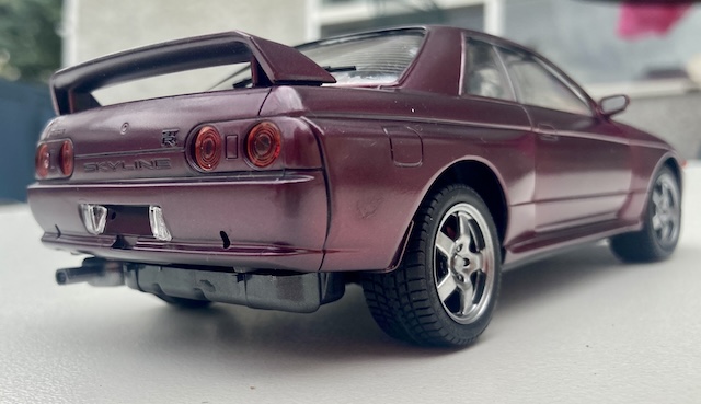 The rear quarter of the car. You can see there is a run in the paint that I hadn't noticed until now.