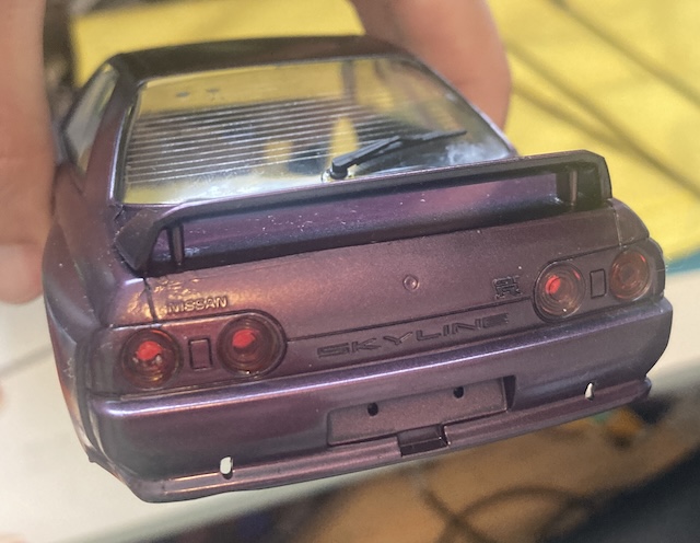 The tail lights are installed.